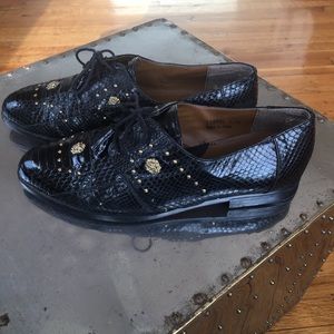 Fierce vintage Giorgio Brutini Snake skin shoes